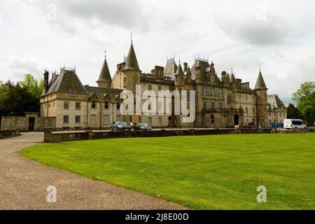 Das Callendar House in Falkirk wurde auch für die Outlander Series, Falkirk, Schottland, Großbritannien, verwendet Stockfoto