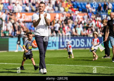 Rotterdam - Torwart Justin Bijlow von Feyenoord während des Spiels zwischen Feyenoord und FC Twente im Stadion Feijenoord de Kuip am 15. Mai 2022 in Rotterdam, Niederlande. (Box-to-Box-Bilder/Yannick Verhoeven) Stockfoto