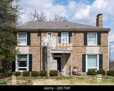 Art Moderne Einfamilienhaus in Saint Louis County Stockfoto
