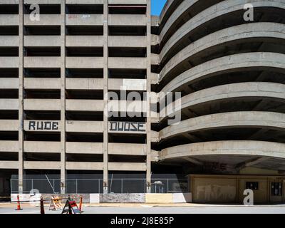 Parkhaus in der Innenstadt von St. Louis, Ich Bin'S Stockfoto