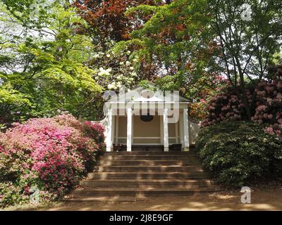 Das Plunkett Memorial in Valley Gardens, Virginia Water, England Stockfoto