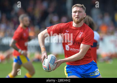 Castleford, England - 15.. Mai 2022 - Ethan Ryan (23) von Hull Kingston Rovers. Rugby League Betfred Super League Castleford Tigers vs Hull Kingston Rovers im Mend-A-Hose Stadium, Castleford, Großbritannien Dean Williams Stockfoto