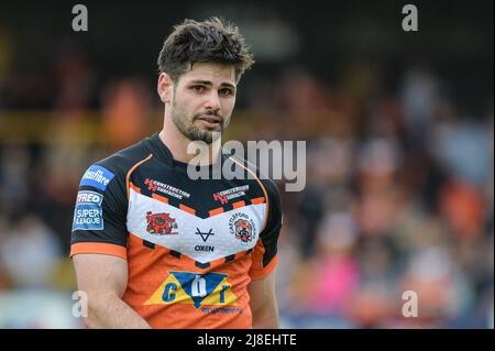 Castleford, England - 15.. Mai 2022 - Jake Mamo von Castleford Tigers. Rugby League Betfred Super League Castleford Tigers vs Hull Kingston Rovers im Mend-A-Hose Stadium, Castleford, Großbritannien Dean Williams Stockfoto