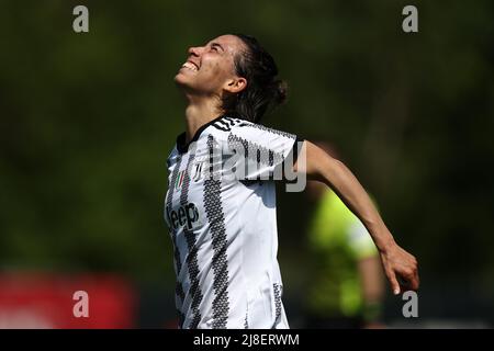 Vismara-Stadion, Mailand, Italien, 14. Mai 2022, Annahita Zamanian Bakhtiari (Juventus FC) feiert, nachdem er das erste Tor seiner Seite im Spiel du erzielt hat Stockfoto