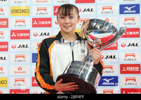 Tokyo Metropolitan Gymnasium, Tokio, Japan. 14.. Mai 2022. Shoko Miyata, 14. MAI 2022 - Kunstturnen: Die Verleihung des NHK Cup Women's Awards 61. am Tokyo Metropolitan Gymnasium, Tokio, Japan. Kredit: YUTAKA/AFLO SPORT/Alamy Live Nachrichten Stockfoto