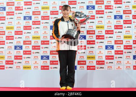 Tokyo Metropolitan Gymnasium, Tokio, Japan. 14.. Mai 2022. Shoko Miyata, 14. MAI 2022 - Kunstturnen: Die Verleihung des NHK Cup Women's Awards 61. am Tokyo Metropolitan Gymnasium, Tokio, Japan. Kredit: YUTAKA/AFLO SPORT/Alamy Live Nachrichten Stockfoto