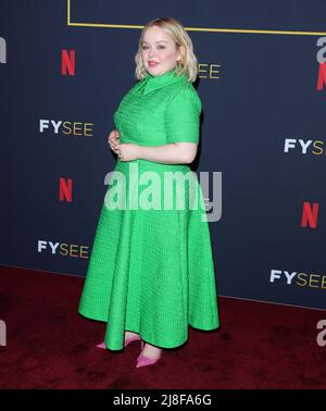 Hollywood, USA. 15.. Mai 2022. Nicola Coughlan trifft am Sonntag, den 15. Mai 2022, beim Bridgerton Los Angeles FYSEE Special Event ein, das im Netflix FYSEE in den Raleigh Studios in Hollywood, CA, stattfindet. (Foto: Juan Pablo Rico/Sipa USA) Quelle: SIPA USA/Alamy Live News Stockfoto