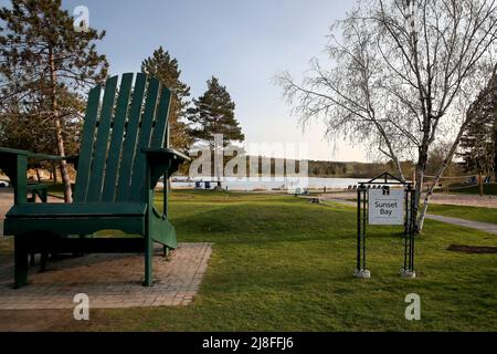 Huntsville, Ontario, Kanada, Ein sehr beliebter Ort. Deerhurst Resort Zurück auf 1235 Deerhurst Dr. Luke Durda/Alamy Stockfoto