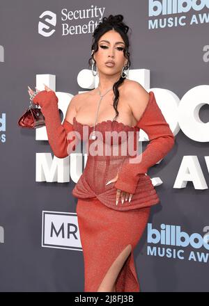 Las Vegas, USA. 15.. Mai 2022. Kali Uchis auf dem roten Teppich bei den Billboard Music Awards 2022 in der MGM Grand Garden Arena in Las Vegas, NV am 15. Mai 2022. (Foto von Scott Kirkland/Sipa USA) Quelle: SIPA USA/Alamy Live News Stockfoto