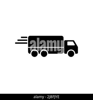 Lkw. LKW-Symbol. LKW-Vektor icon. Transport icons. Transport Vector Illustration Stock Vektor