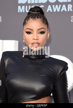 Las Vegas, USA. 15.. Mai 2022. Chloe Bailey auf dem roten Teppich bei den Billboard Music Awards 2022 in der MGM Grand Garden Arena in Las Vegas, NV am 15. Mai 2022. (Foto von Scott Kirkland/Sipa USA) Quelle: SIPA USA/Alamy Live News Stockfoto