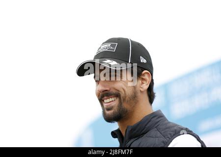 13. Mai 2022, Berlin, Tempelhofer Damm, 12101 Berlin, Deutschland: Berlin: Die Formel-E-Weltmeisterschaft startet am Tempelhofer Flugfeld. 22 Piloten kämpfen um zwei Etappensiege.das Foto zeigt Lucas di Grassi (Foto: © Simone Kuhlmey/Pacific Press via ZUMA Press Wire) Stockfoto