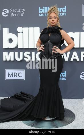 16. Mai 2022 - Las Vegas, NV - Latto. 2022 Billboard Music Awards Red Carpet Arrivals. (Bild: © MJT/AdMedia über ZUMA Press Wire) Stockfoto