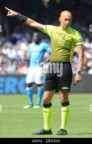 Napoli, Italien. 15.. Mai 2022. Michael Fabbri während des Spiels der Serie A 2021/22 zwischen SSC Napoli und dem FC Genua Diago Armando Maradona Stadium (Bild: © Agostino Gemito/Pacific Press via ZUMA Press Wire) Stockfoto