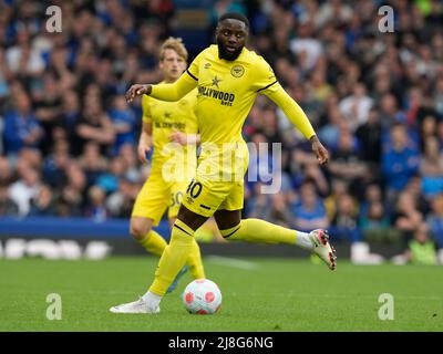 Liverpool, Großbritannien. 15.. Mai 2022. Josh Dasilva von Brentford während des Spiels der Premier League im Goodison Park, Liverpool. Bildnachweis sollte lauten: Andrew Yates/Sportimage Kredit: Sportimage/Alamy Live News Stockfoto