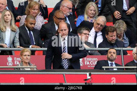 London, Großbritannien. 14.. Mai 2022. Prinz William, Duke of Cambridge, und Präsident des Fußballverbands beim Emirates FA Cup Finale mit Chelsea gegen Liverpool im Wembley Stadium, London, Großbritannien, am 14. Mai 2022 Credit: Paul Marriott/Alamy Live News Stockfoto