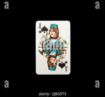 Spielkarten. Stockfoto