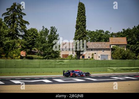 22 GAMBLE Tom (gbr), HANSON Philip (gbr), TAPPY Duncan (gbr), United Autosports, Oreca 07 - Gibson, Aktion während der 4 Stunden von Imola 2022, 2. Lauf der 2022 European Le Mans Series auf dem Imola Circuit vom 12. Bis 15. Mai in Imola, Italien - Foto: Paulo Maria/DPPI/LiveMedia Stockfoto