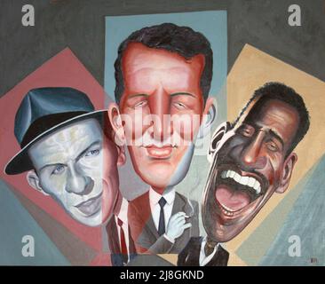 Das Rat Pack-2. Stockfoto