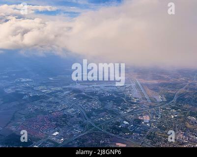Flughafen Helsinki Vantaa (Helsinki-Vantaan lentoasema) in Helsinki, Finnland, 12. März 2022. © Peter Schatz / Alamy Live News Stockfoto