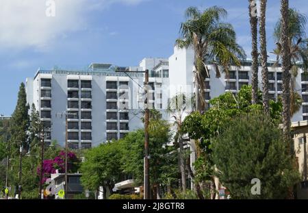 Los Angeles, California, USA 15. May 2022 Ein allgemeiner Blick auf die Atmosphäre des London Hotel West Hollywood am 1020 N San Vicente Blvd, wo Kim Kardashian, One Direction, Oprah Winfrey und Chris Pratt am 15. Mai 2022 in Los Angeles, Kalifornien, USA, übernachtet haben. Foto von Barry King/Alamy Stockfoto Stockfoto