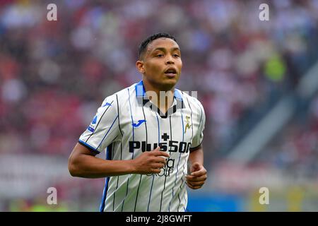 Mailand, Italien. 15.. Mai 2022. Luis Muriel von Atalanta sah in der Serie Ein Spiel zwischen AC Mailand und Atalanta in San Siro in Mailand. (Foto: Gonzales Photo/Alamy Live News Stockfoto