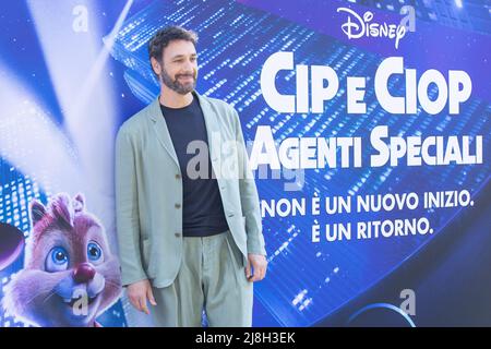 Rom, Italien. 16.. Mai 2022. Der italienische Schauspieler Raoul Bova besucht die Fotoserie des Films 'CIP e CIOP Agenti Speciali' in Rom (Foto: Matteo Nardone/Pacific Press) Quelle: Pacific Press Media Production Corp./Alamy Live News Stockfoto