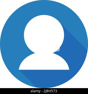 Moderne Benutzersymbole. Vektoren, die für Konten und Profile verwendet werden können. Bearbeitbarer Vektor. Stock Vektor