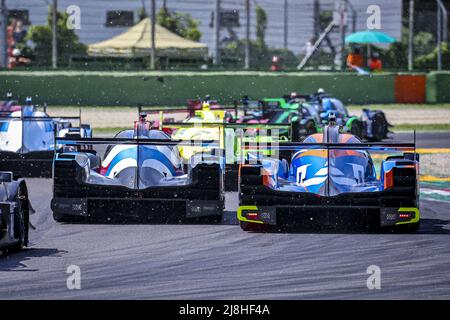 24 BELL Matthew (gbr), HANLEY Ben (gbr), SALES Rodrigo (usa), Nielsen Racing, Orca 07 - Gibson, Action während der 4 Stunden von Imola 2022, 2. Lauf der 2022 European Le Mans Series auf dem Imola Circuit vom 12. Bis 15. Mai in Imola, Italien - Foto: Paulo Maria/DPPI/LiveMedia Stockfoto