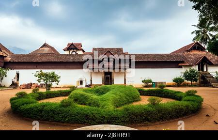 Padmanabhapuram Palace ist ein travancore Ära alten Palast in Padmanabhapuram in der Nähe von Thuckalay Kanyakumari District in Tamil Nadu in Indien. Stockfoto