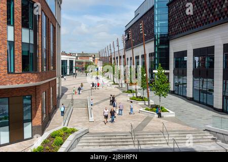 Time Square, Warrington, Khér, England, Vereinigtes Königreich Stockfoto