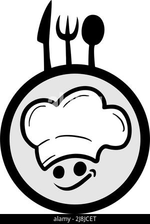Chefkoch Stock Vektor