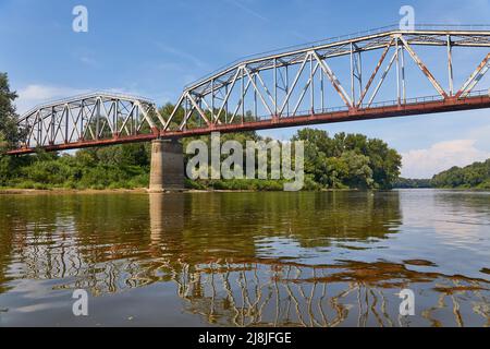 Alte Eisenbahnbrücke Stockfoto