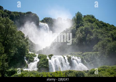 Cascate delle Marmore Stockfoto