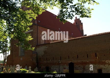 Żarnowiec, Pomorze Gdańskie, Polen, Polen, Polen; Benediktiner-Nonnenkloster in Zarnowitz; Benediktinerabtei; Opactwo Benedyktynek w Żarnowcu, gotyk Stockfoto