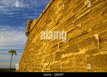 Castillo De San Marcos in Saint Augustine, Florida Stockfoto