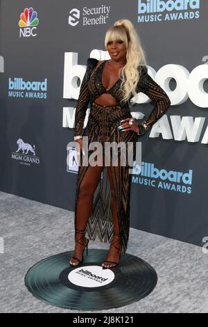 15. Mai 2022, Las Vegas, Nevada, USA: MARY J BLIGE bei den Billboard Music Awards 2022 in der MGM Garden Arena. (Foto: © Kay Blake/ZUMA Press Wire) Stockfoto