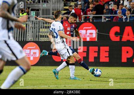 Unipol Domus, Cagliari, Italien, 15. Mai 2022, Charalampos Lykogiannis von Cagliari Calcio, Tor bei Cagliari Calcio gegen Inter - FC Internazionale - Stockfoto