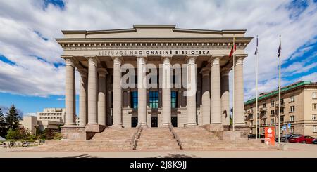 Martynas Mazvydas Nationalbibliothek von Litauen, Vilnius, Litauen Stockfoto