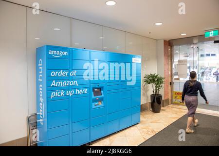 Abholort von Amazon im Stadtzentrum von Sydney, NSW, Australien Stockfoto