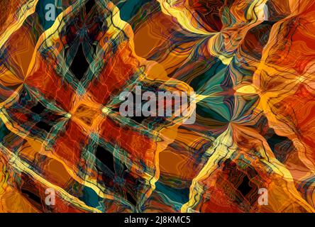 Abstraktes Design aus Fotoaufnahmen Stockfoto