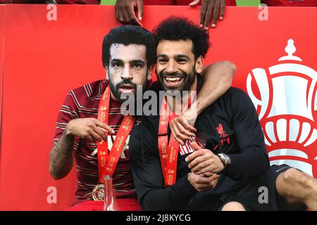 THIAGO ALCANTARA, MOHAMED SALAH, CHELSEA V LIVERPOOL, 2022 Stockfoto