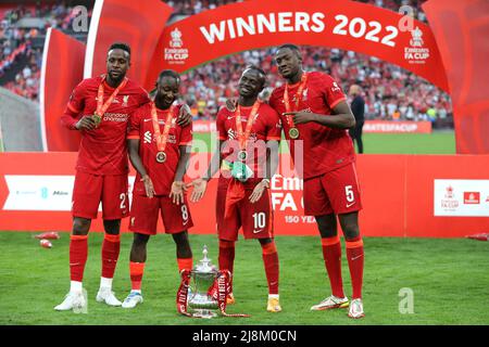 ORIGI, KEITA, MANE, KONATE, CHELSEA V LIVERPOOL, 2022 Stockfoto