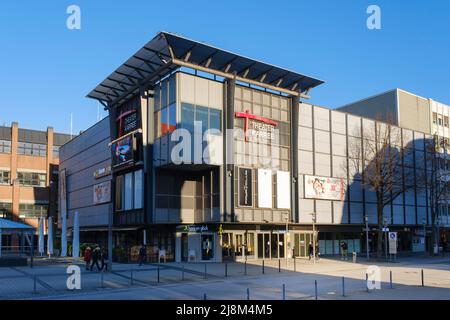 Theater Karree in der Stadt Hagen, Ruhrgebiet, Westfalen Stockfoto