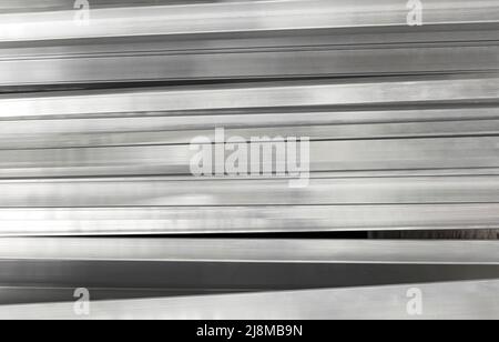 Stahl gewalzte Metallprodukte. Stapel von quadratischen, Stahlstangen Stockfoto