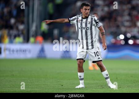 Turin, Italien. Mai 16 2022, Paulo Dybala von Juventus FC Gesten während der Serie A-Spiel zwischen Juventus FC und SS Lazio im Allianz Stadium am 16 2022. Mai in Turin, Italien. Stockfoto