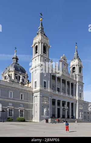 Kathedrale De La Almudena, Madrid, Spanien Stockfoto