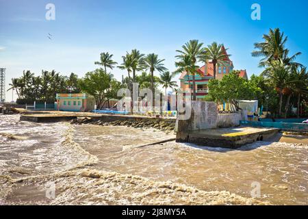 Duval Street Pocket Park Beach und Waterfront in Key West View, South Florida Keys, Vereinigte Staaten von Amerika Stockfoto