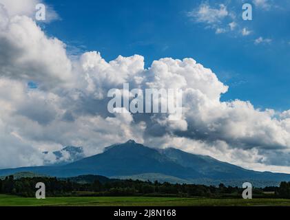 Landschaft des Daisetsuzan-Nationalparks, Kamikawa, Hokkaidō, Hokkaido, Japan, Asien Stockfoto