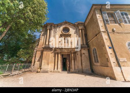 Kloster Saint-Paul de Mausole, Alte psychiatrische Klinik in Saint-Remy-de-Provence Stockfoto